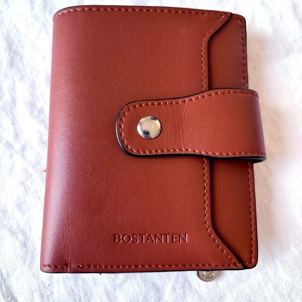 Boston ten Women’s Leather Wallet Card Holder RFID Blocking Zipper Bifold